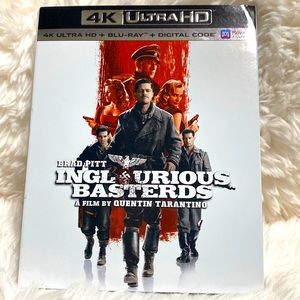 Inglorious Basterds Quentin Tarantino 4K Ultra HD + Blu-Ray movie New